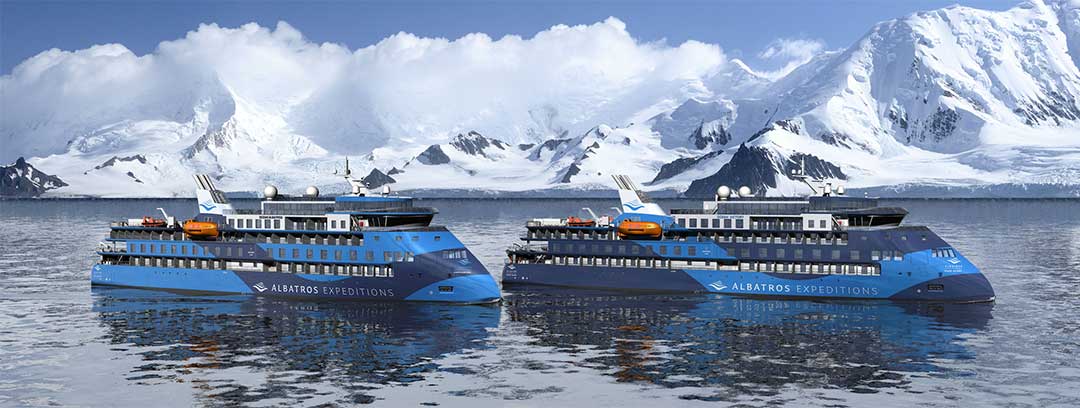 海洋信天翁号 Ocean Albatros游轮外观